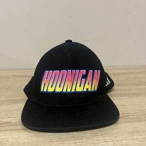 HOONIGAN Snapback Hat Men's Super Charged Black Adjustable Cap